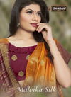 Sangam Malvika Latest Fancy Festive Wear Designer Rich Look Exclusive Silk saree collection